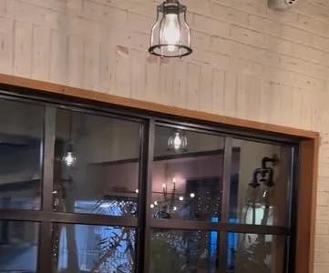 Window table at night
